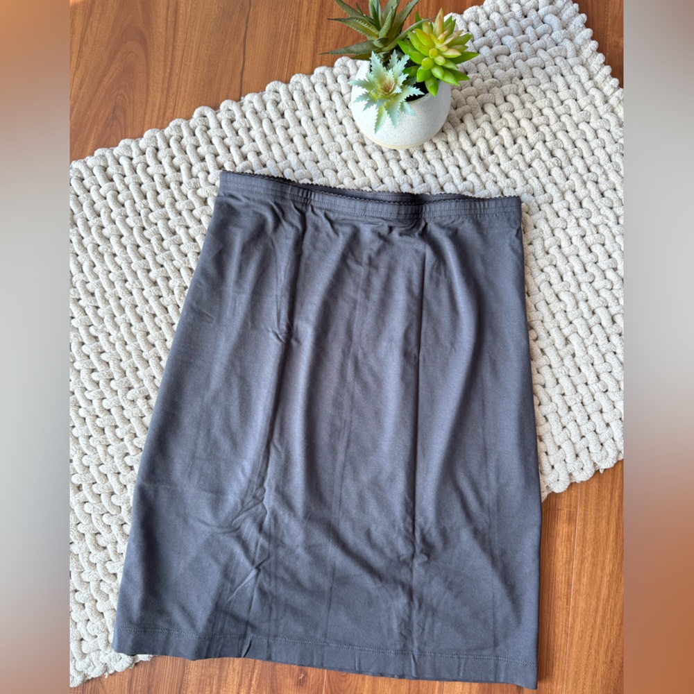 J. Jill | Women’s Picot Waist Stretch Pull-On Skirt | Small
